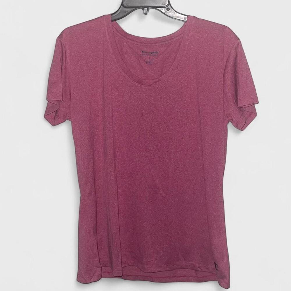 Champion Muted Rose Moisture Wick UV Protection Short Sleeve Shirt - Size L